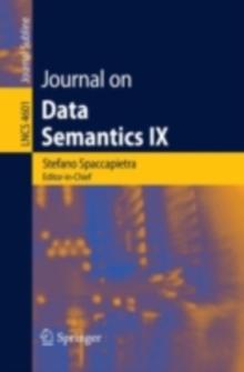 Journal on Data Semantics IX