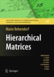 Hierarchical Matrices : A Means to Efficiently Solve Elliptic Boundary Value Problems