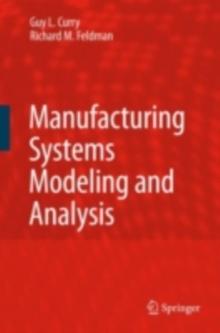 Manufacturing Systems Modeling and Analysis