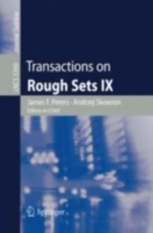 Transactions on Rough Sets IX