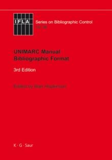 UNIMARC Manual : Bibliographic Format