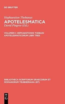 Apotelesmaticorum, Vol. I CB