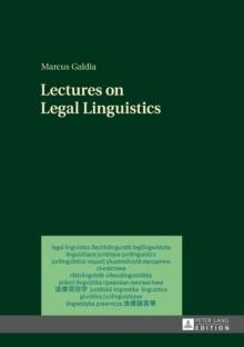 Lectures on Legal Linguistics