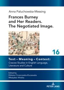 Frances Burney and her readers. The negotiated image.