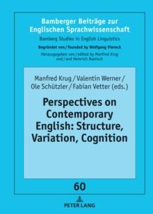 Perspectives on Contemporary English: Structure, Variation, Cognition