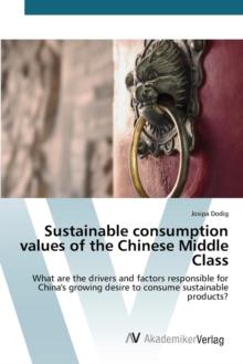 Sustainable Consumption Values of the Chinese Middle Class