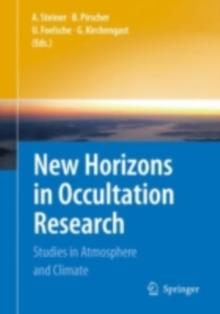 New Horizons in Occultation Research : Studies in Atmosphere and Climate