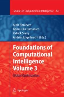 Foundations of Computational Intelligence Volume 3 : Global Optimization