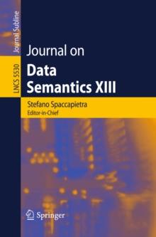 Journal on Data Semantics XIII