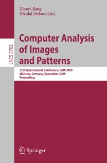 Computer Analysis of Images and Patterns : 13th International Conference, CAIP 2009, Munster, Germany, September 2-4, 2009, Proceedings