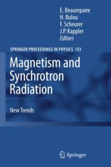 Magnetism and Synchrotron Radiation : New Trends