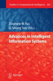 Advances in Intelligent Information Systems