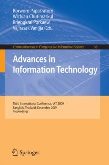 Advances in Information Technology : Third International Conference, IAIT 2009, Bangkok, Thailand, December 1-5, 2009, Proceedings