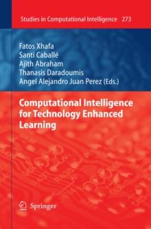 Computational Intelligence for Technology Enhanced Learning