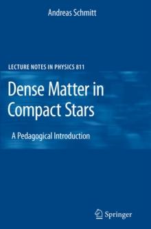 Dense Matter in Compact Stars : A Pedagogical Introduction