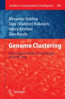 Genome Clustering : From Linguistic Models to Classification of Genetic Texts