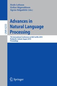 Advances in Natural Language Processing : 7th International Conference on NLP, IceTAL 2010, Reykjavik, Iceland, August 16-18, 2010, Proceedings