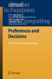 Preferences and Decisions : Models and Applications