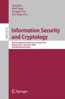 Information Security and Cryptology : 5th International Conference, Inscrypt 2009, Beijing, China, December 12-15, 2009. Revised Selected Papers