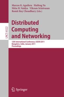 Distributed Computing and Networking : 12th International Conference, ICDCN 2011, Bangalore, India, January 2-5, 2011, Proceedings