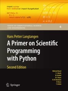 A Primer on Scientific Programming with Python