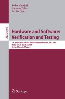 Hardware and Software: Verification and Testing : 5th International Haifa Verification Conference, HCV 2009, Haifa, Israel, October 19-22, 2009, Revised Selected Papers