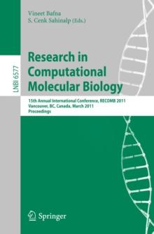 Research in Computational Molecular Biology : 15th Annual International Conference, RECOMB 2011, Vancouver, BC, Canada, March 28-31, 2011. Proceedings