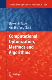 Computational Optimization, Methods and Algorithms