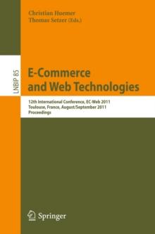 E-Commerce and Web Technologies : 12th International Conference, EC-Web 2011, Toulouse, France, August 30 - September 1, 2011, Proceedings