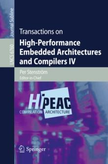 Transactions on High-Performance Embedded Architectures and Compilers IV