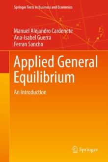 Applied General Equilibrium : An Introduction