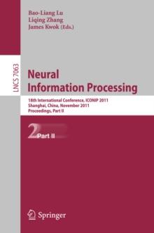 Neural Information Processing : 18th International Conference, ICONIP 211, Shanghai, China, November 13-17, 2011, Proceedings, Part II