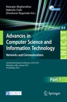 Advances in Computer Science and Information Technology. Networks and Communications : Second International Conference, CCSIT 2012, Bangalore, India, January 2-4, 2012. Proceedings, Part I