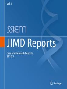 JIMD Reports - Case and Research Reports, 2012/3