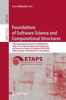 Foundations of Software Science and Computational Structures : 15th International Conference, FOSSACS 2012, Held as Part of the European Joint Conferences on Theory and Practice of Software, ETAPS 201