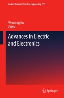 Advances in Electric and Electronics