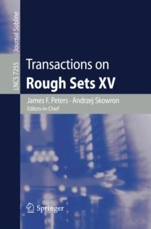 Transactions on Rough Sets XV