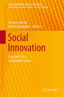 Social Innovation : Solutions for a Sustainable Future