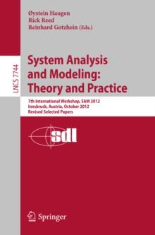 System Analysis and Modeling: Theory and Practice : 7th International Workshop, SAM 2012, Innsbruck, Austria, October 1-2, 2012, Revised Selected Papers