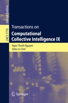 Transactions on Computational Collective Intelligence IX