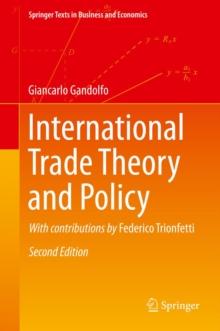 International Trade Theory and Policy