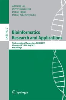 Bioinformatics Research and Applications : 9th International Symposium, ISBRA 2013, Charlotte, NC, USA, May 20-22, 2013, Proceedings