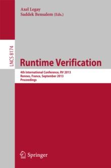 Runtime Verification : 4th International Conference, RV 2013, Rennes, France, September 24-27, 2013, Proceedings