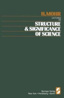 Lectures on Structure and Significance of Science