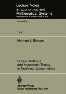 Robust Methods and Asymptotic Theory in Nonlinear Econometrics