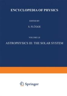 Astrophysics III: The Solar System / Astrophysik III: Das Sonnensystem