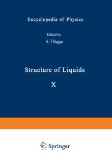 Structure of Liquids / Struktur der Flussigkeiten