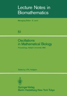 Oscillations in Mathematical Biology : Proceedings of a conference held at Adelphi University, April 19, 1982