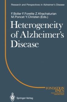 Heterogeneity of Alzheimer's Disease