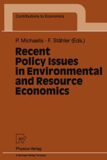 Recent Policy Issues in Environmental and Resource Economics